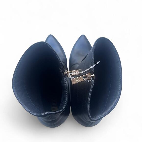 Brand new black ankle boots NWT 4" heel size 9.5 IDIFU booties - Picture 3 of 5